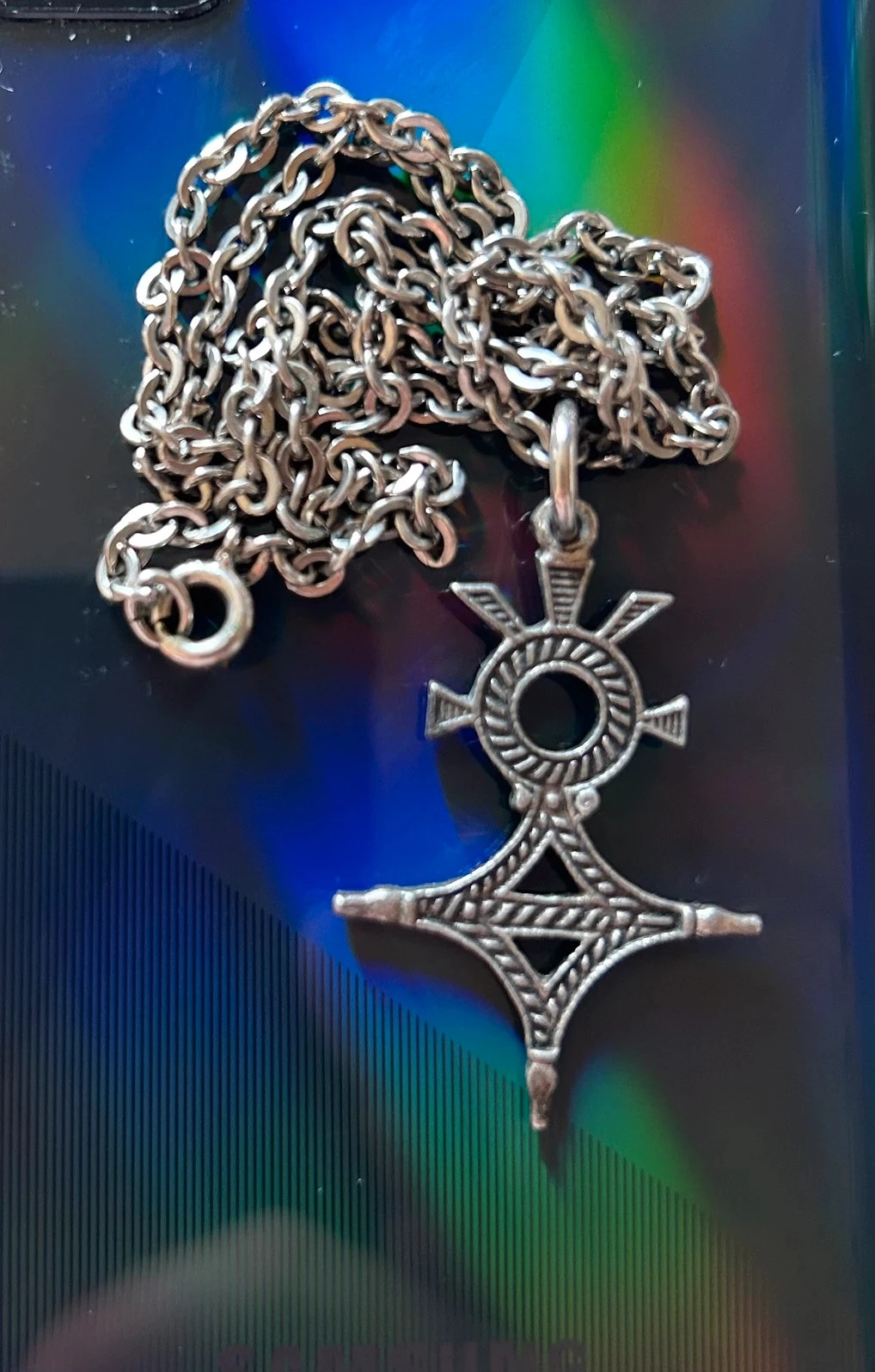 Croix d’Agadez + chaîne